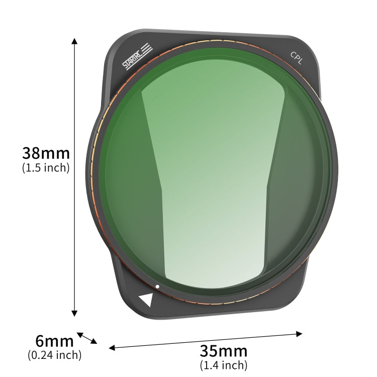 Filtro de lente Para STARTRC Dron, lente: CPL para DJI Air 3 — imagen 5