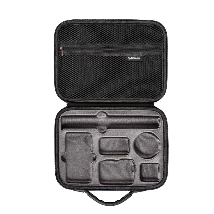 Kit STARTRC Caja de almacenamiento portátil de PU completo para DJI Osmo Action 4 (Negro) — imagen 3