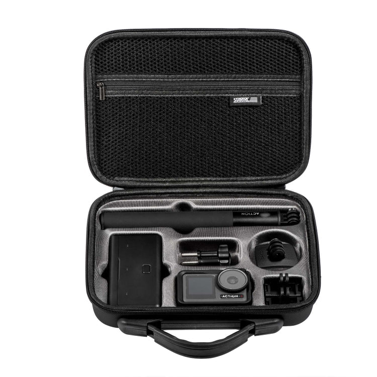 Kit STARTRC Caja de almacenamiento portátil de PU completo para DJI Osmo Action 4 (Negro) — imagen 4