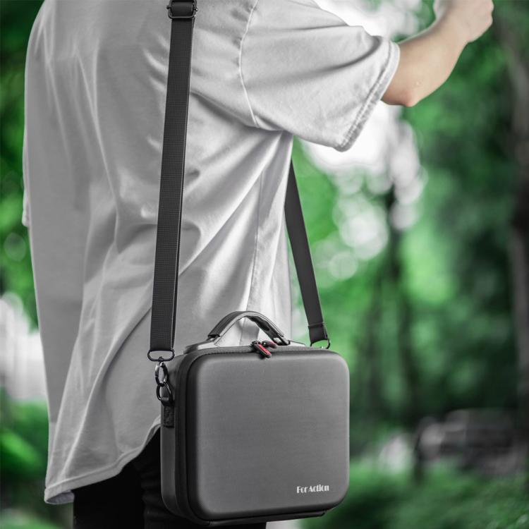 Kit STARTRC Caja de almacenamiento portátil de PU completo para DJI Osmo Action 4 (Negro) — imagen 9