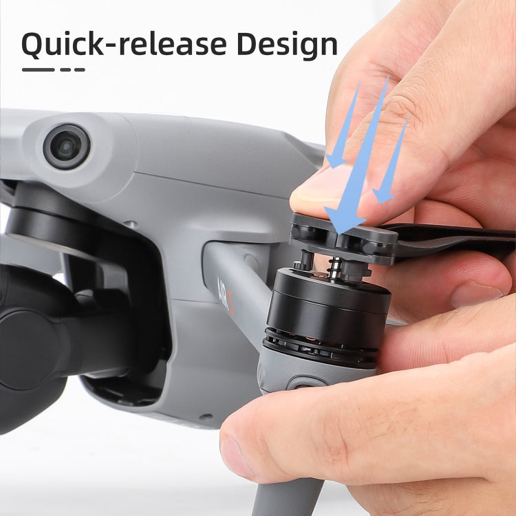 Hélices de liberación Sunnylife 8747F rápida de bajo ruido, estilo: 2 pares de punta plateada para DJI Air 3 — imagen 4