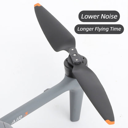 Hélices de liberación Sunnylife 8747F rápida de bajo ruido, estilo: 2 pares de punta naranja para DJI Air 3 — imagen 5