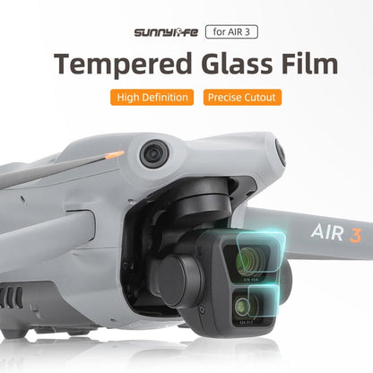 Lente Sunnylife Protector Combo de vidrio templado Películas protectoras, cantidad: 1 juego para DJI Air 3 — imagen 3