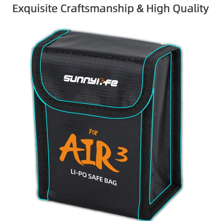 Bolsa de seguridad Sunnylife, a prueba de explosiones, bolsa de seguridad li-po protectora para baterías de 3 uds para DJI A…
