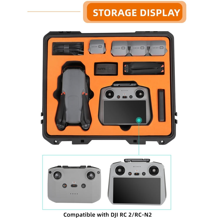 Estuche de transporte de seguridad, gran capacidad, resistente al agua, a prueba de golpes, estuche de viaje rígido, versión…