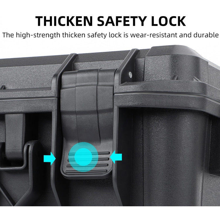 Estuche de transporte de seguridad, gran capacidad, resistente al agua, a prueba de golpes, estuche de viaje rígido, versión…