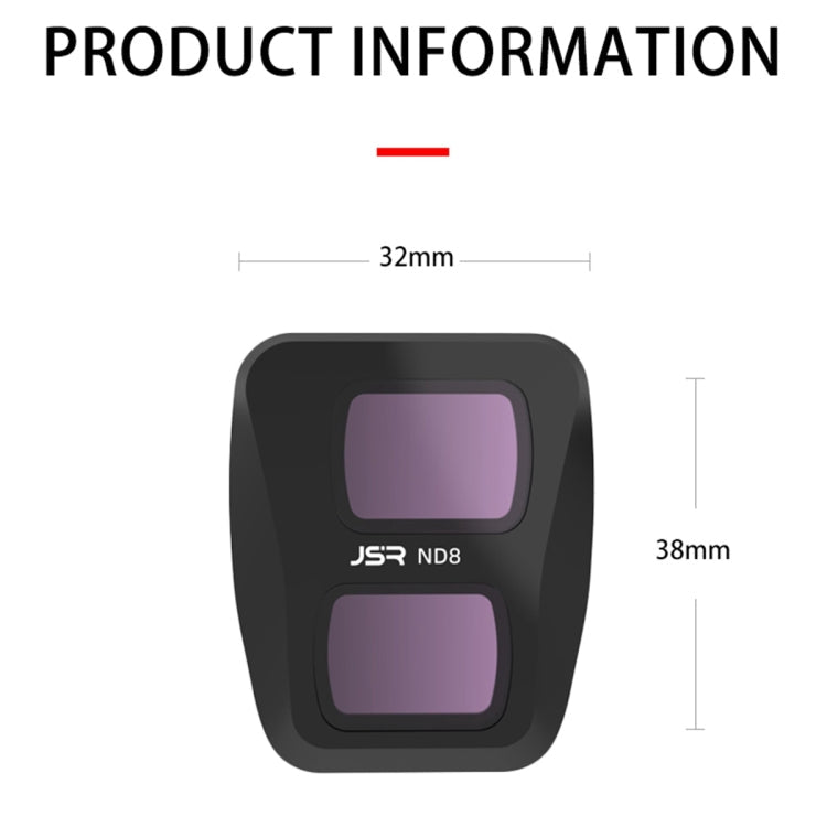 Lente JSR KB Serie Dron Filtro, Filtro:ND16 para DJI Air 3 — imagen 6
