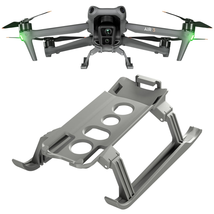 STARTRC Plegable Anti-caída Anti-suciedad Tren de aterrizaje elevado Estante de entrenamiento para DJI Air 3 (Gris)
