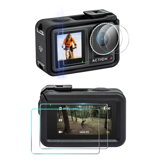 Lente STARTRC 3 en 1 Protector de Pantalla delantera y trasera Películas de vidrio templado para DJI Air 3 (2 juegos)