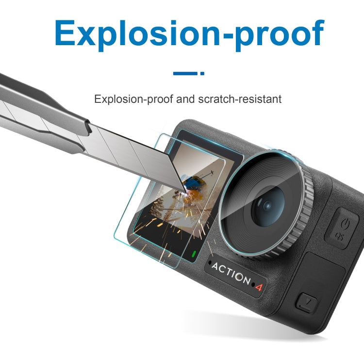 Lente STARTRC 3 en 1 Protector de Pantalla delantera y trasera Películas de vidrio templado para DJI Air 3 (2 juegos) — imag…