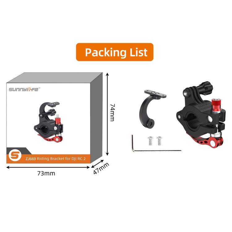 Soporte de conducción RC 2 Sunnylife ZJ669 con control remoto para DJI Air 3 (negro) — imagen 10