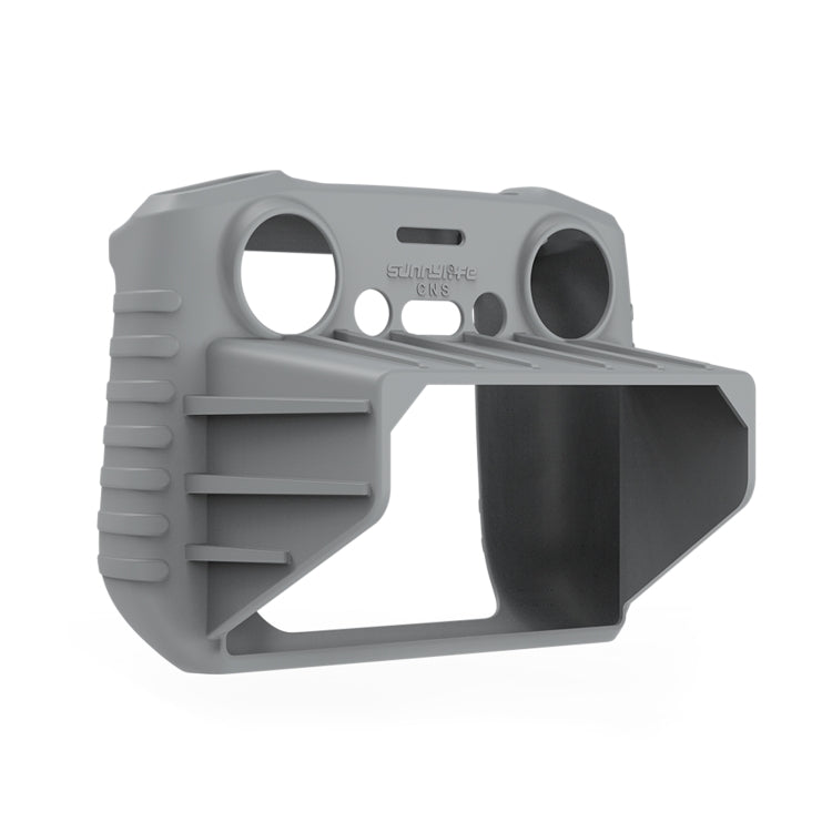 Funda de silicona RC 2 Sunnylife Control remoto antiarañazos a prueba de golpes con capucha para DJI Air 3 (gris)