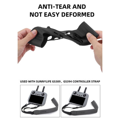 Funda de silicona RC 2 Sunnylife Control remoto antiarañazos a prueba de golpes con capucha para DJI Air 3 (gris) — imagen 8