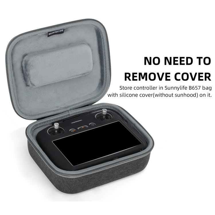 Funda de silicona RC 2 Sunnylife Control remoto antiarañazos a prueba de golpes para DJI Air 3 (Negro) — imagen 8