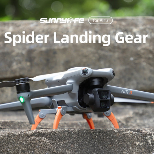 Sunnylife LG664 Tren de aterrizaje de araña plegable para DJI Air 3 (gris) — imagen 2