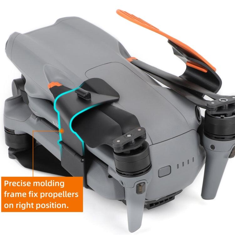 Soporte de cuchilla Sunnylife SJ663 Protector de fijación de hélice fija para DJI Air 3 (naranja) — imagen 5