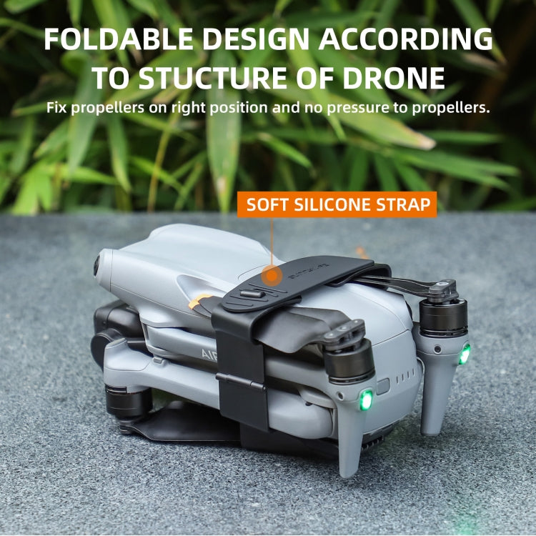 Soporte de cuchilla Sunnylife SJ663 Protector de fijación de hélice fija para DJI Air 3 (naranja) — imagen 6