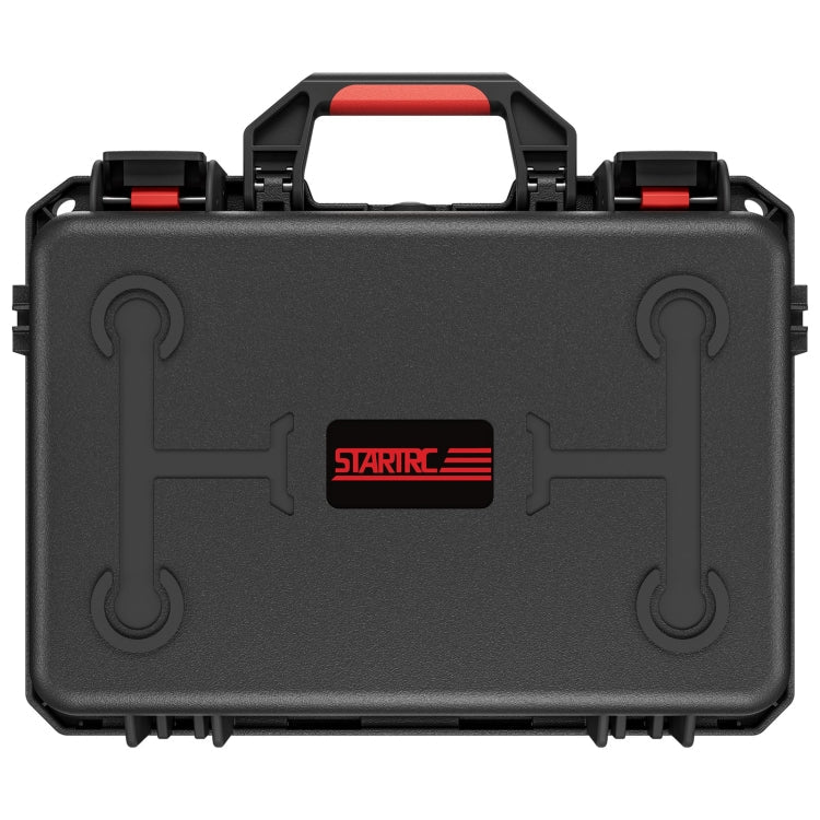 Kit STARTRC Dron Caja de almacenamiento de estuche ABS impermeable para DJI Mini 4 Pro (Negro Naranja)
