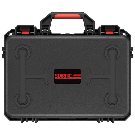 Kit STARTRC Dron Caja de almacenamiento de estuche ABS impermeable para DJI Mini 4 Pro (Negro Naranja)