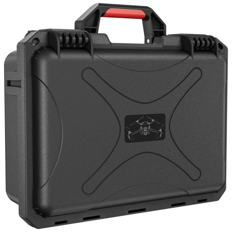 Kit STARTRC Dron Caja de almacenamiento de estuche ABS impermeable para DJI Mini 4 Pro (Negro Naranja) — imagen 2