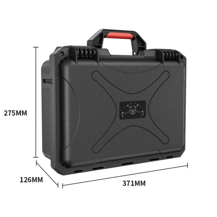 Kit STARTRC Dron Caja de almacenamiento de estuche ABS impermeable para DJI Mini 4 Pro (Negro Rojo) — imagen 5