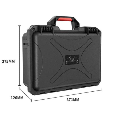 Kit STARTRC Dron Caja de almacenamiento de estuche ABS impermeable para DJI Mini 4 Pro (Negro Rojo) — imagen 5