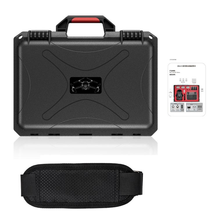 Kit STARTRC Dron Caja de almacenamiento de estuche ABS impermeable para DJI Mini 4 Pro (Negro Naranja) — imagen 6