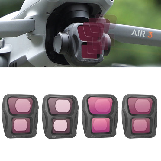 Filtro de lente de cámara Para Sunnylife, filtro: 4 en 1 ND4 ND8 ND16 ND32 para DJI Air 3