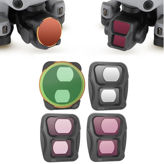 Filtro de lente de cámara Para Sunnylife, filtro: 4 en 1 MCUV CPL ND4 ND8 para DJI Air 3