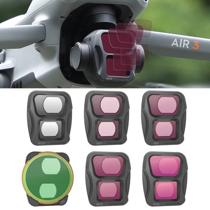 Filtro de lente de cámara Para Sunnylife, filtro: 6 en 1 MCUV CPL ND4 ND8 ND16 ND32 para DJI Air 3