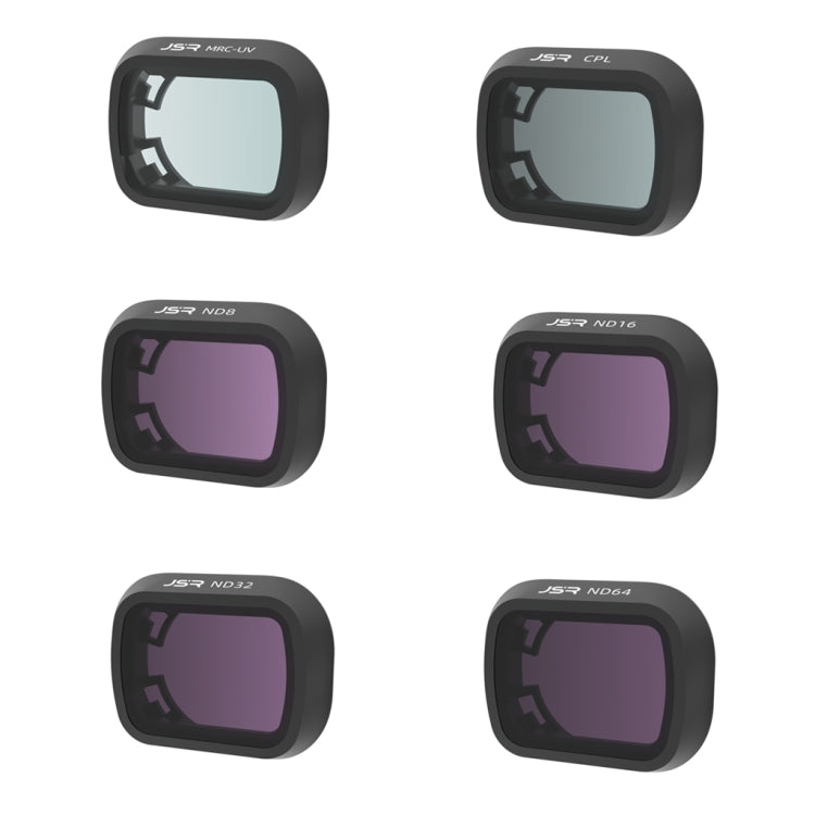 Filtro de lente de cámara Para de drones JSR KB Serie, filtro: 6 en 1 UV CPL ND8 / 16/32/64 para DJI Mini 4 Pro