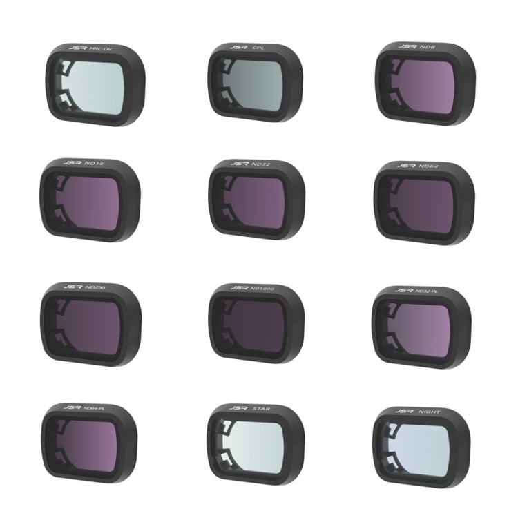 Filtro de lente de cámara Para de drones JSR KB Serie, filtro: 12 en 1 UV CPL ND NDPL STAR para DJI Mini 4 Pro