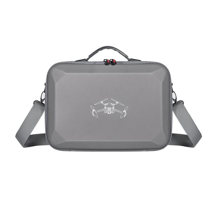 Bolso de almacenamiento de hombro RC con pantalla STARTRC estándar Bolso de PU para DJI Mini 4 Pro (gris)