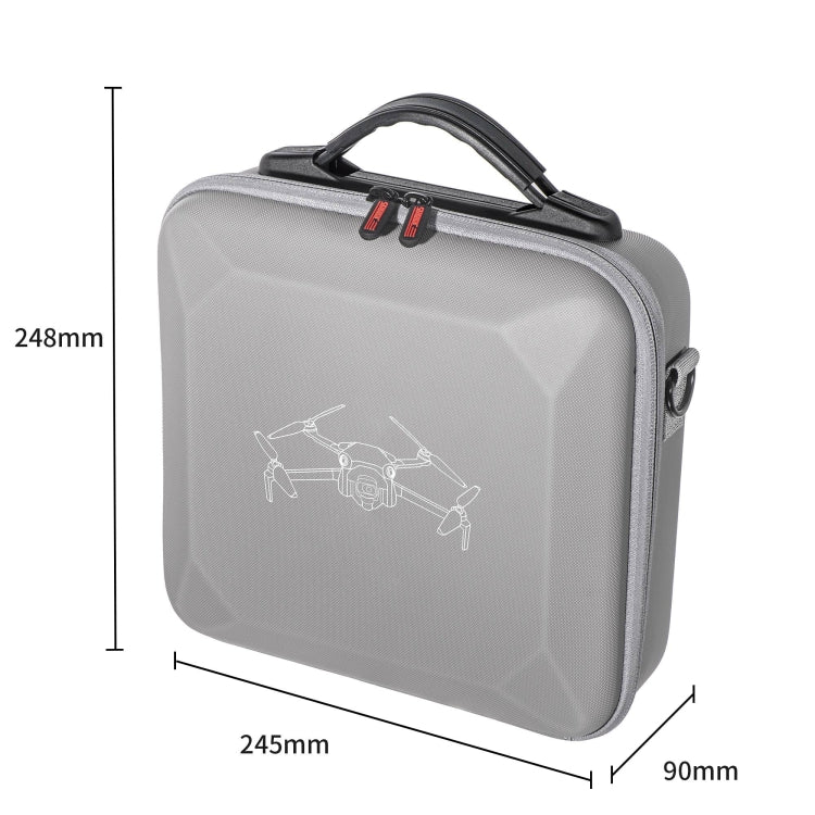 Bolso de almacenamiento de hombro N2 STARTRC Bolso de PU para DJI Mini 4 Pro (gris) — imagen 6