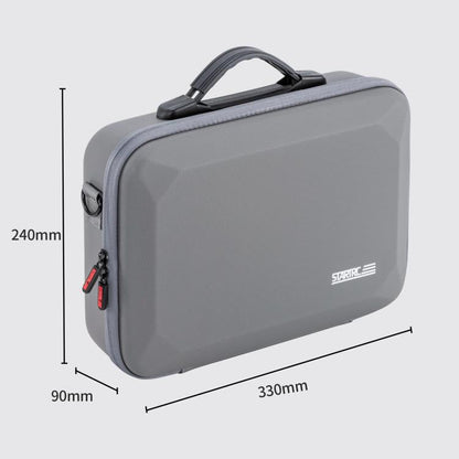 Bolso de almacenamiento de hombro RC 2 con pantalla STARTRC Bolso de PU para DJI Mini 4 Pro (gris) — imagen 5