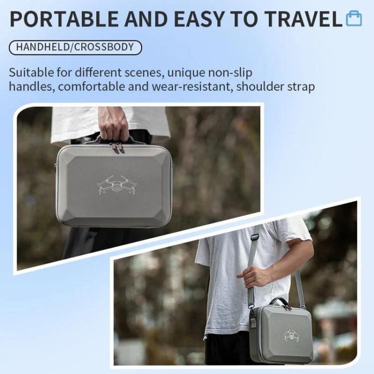Bolso de almacenamiento de hombro RC con pantalla STARTRC estándar Bolso de PU para DJI Mini 4 Pro (gris) — imagen 12