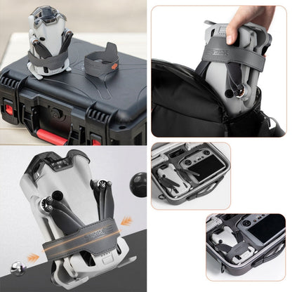 Soporte de hélices STARTRC Dron PU Protector Estabilizador de cuchilla para DJI Mini 4 Pro (gris) — imagen 5