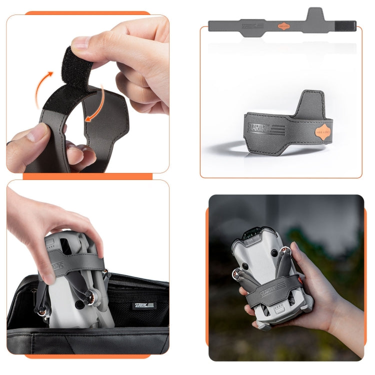 Soporte de hélices STARTRC Dron PU Protector Estabilizador de cuchilla para DJI Mini 4 Pro (gris) — imagen 6
