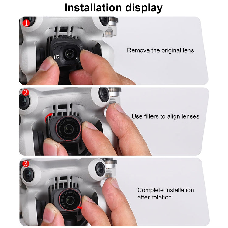 Filtro de lente de Dron Para STARTRC, lente: CPL ajustable para DJI Mini 4 Pro — imagen 8