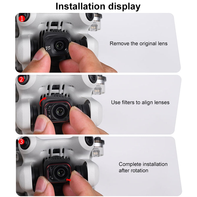 Filtro de lente de dron Para STARTRC, lente: CPL ND8/16/32/64/256 para DJI Mini 4 Pro — imagen 11