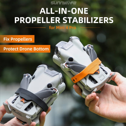 Soporte de cuchilla Sunnylife SJ711 Protector de fijación de hélice fija para DJI Mini 4 Pro (negro) — imagen 3