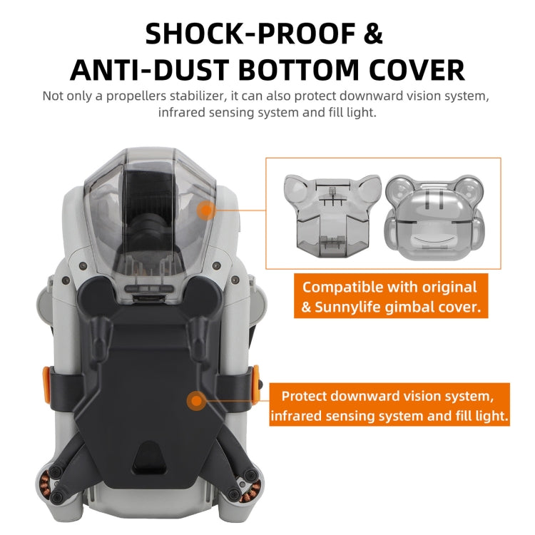 Soporte de cuchilla Sunnylife SJ711 Protector de fijación de hélice fija para DJI Mini 4 Pro (negro) — imagen 4