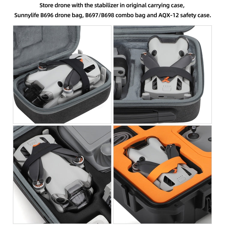 Soporte de cuchilla Sunnylife SJ711 Protector de fijación de hélice fija para DJI Mini 4 Pro (naranja) — imagen 6