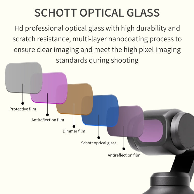 Filtro de lente de cámara Para JSR CB Serie, filtro: 8 en 1 CPL ND NIGHT para DJI Osmo Pocket 3 — imagen 3