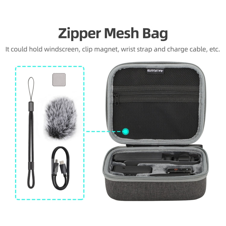 Bolsa Sunnylife caja de almacenamiento conjunto completo para DJI Mic 2 / Osmo Pocket 3 para DJI DJI Mic 2, DJI Osmo Pocket…