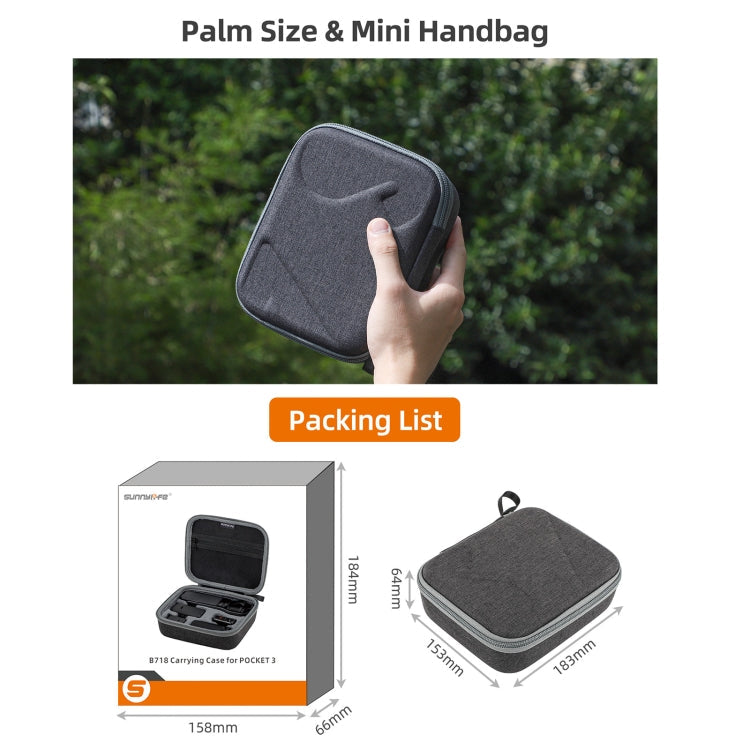 Bolsa Sunnylife caja de almacenamiento conjunto completo para DJI Mic 2 / Osmo Pocket 3 para DJI DJI Mic 2, DJI Osmo Pocket…