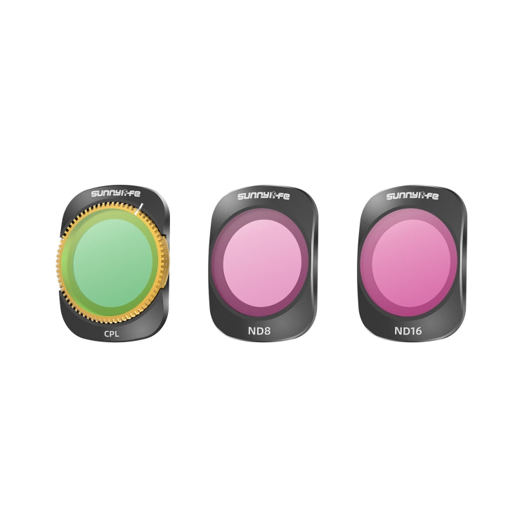 Filtro de lente de cámara Para Sunnylife, filtro: 3 en 1 CPL ND8/16 para DJI Osmo Pocket 3