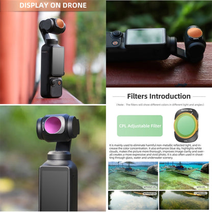 Filtro de lente de cámara Para Sunnylife, filtro: 3 en 1 ND16/64/256 para DJI Osmo Pocket 3 — imagen 6