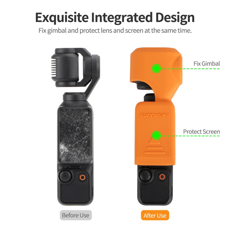 Funda Sunnylife OP3-BHT746 protectora de silicona para DJI Osmo Pocket 3 (Negro) — imagen 5
