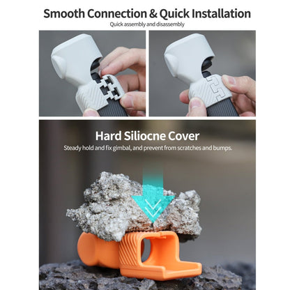 Funda Sunnylife OP3-BHT746 protectora de silicona para DJI Osmo Pocket 3 (gris blanco) — imagen 9